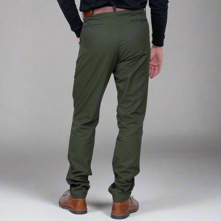 High Waisted Chino - Olive