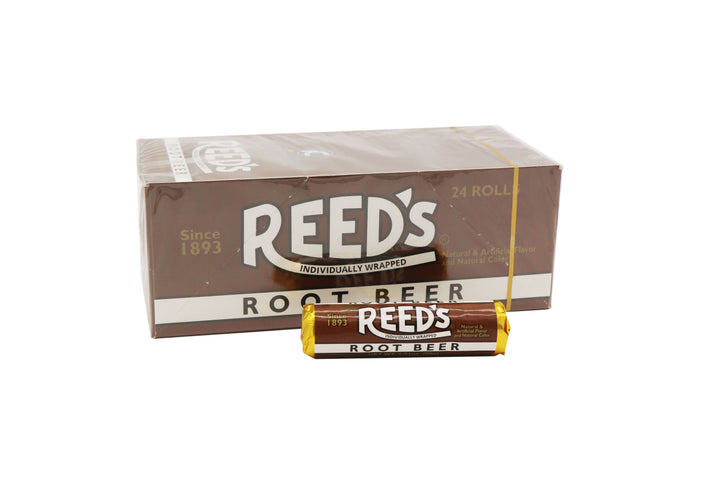 Reed's Candy Rolls Root Beer, 24ct