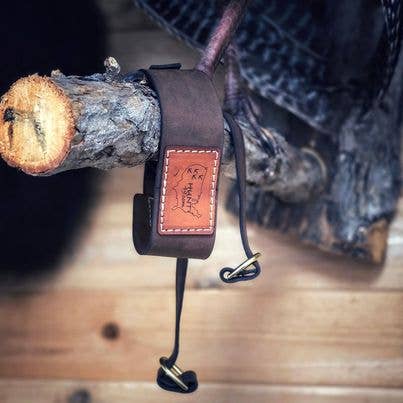 Handmade Personalized Leather Turkey Tote
