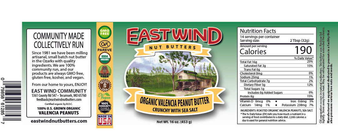 Organic Valencia Peanut Butter