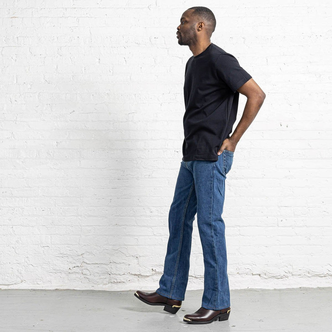 100% Cotton Boot Cut Stone Wash