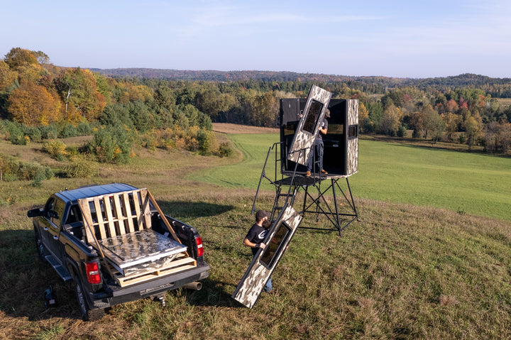 Orion 68VT - Modular Archery Deer Hunting Blind with Tinted Windows