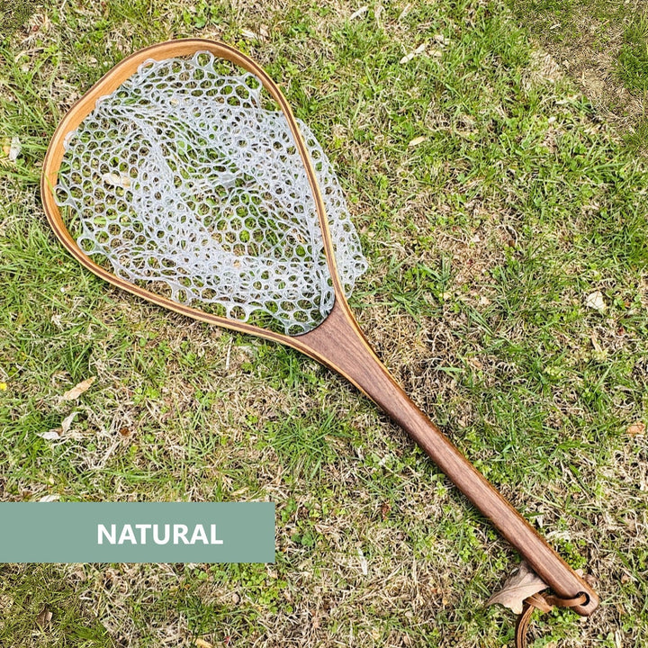 Big Dipper 24"x17" - Natural Fly Fishing Traditional Landing Net - Handcrafted & Made in USA