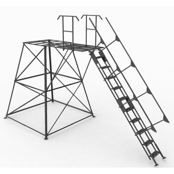 10ft Stair - Elevated Deer Blind Stand