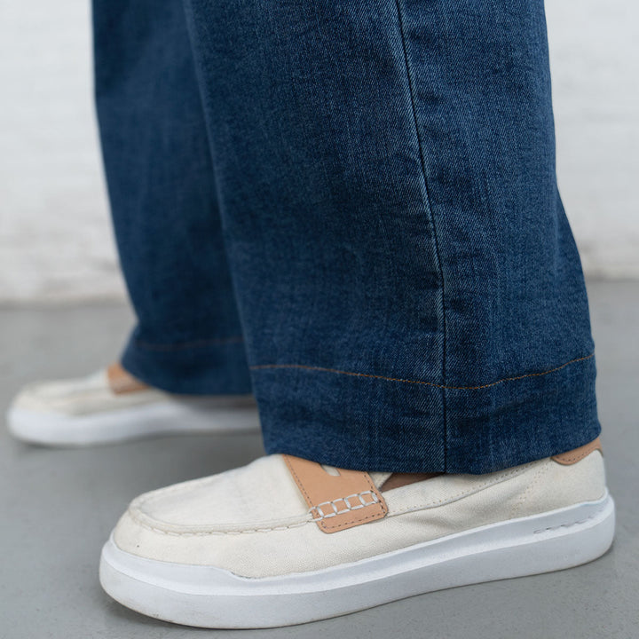Palazzo - Light Wash Stretch