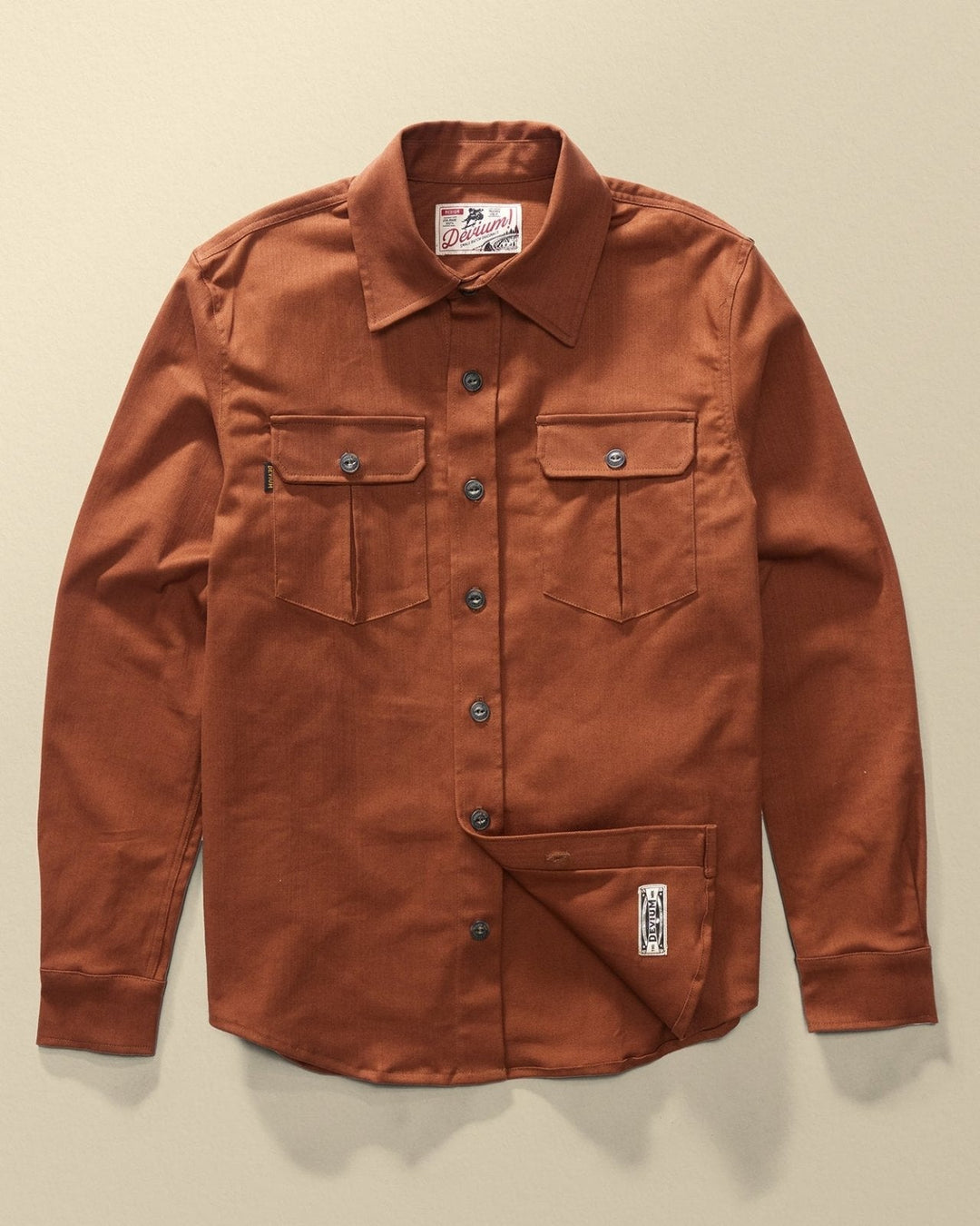 Draftsman Twill Slub Overshirt