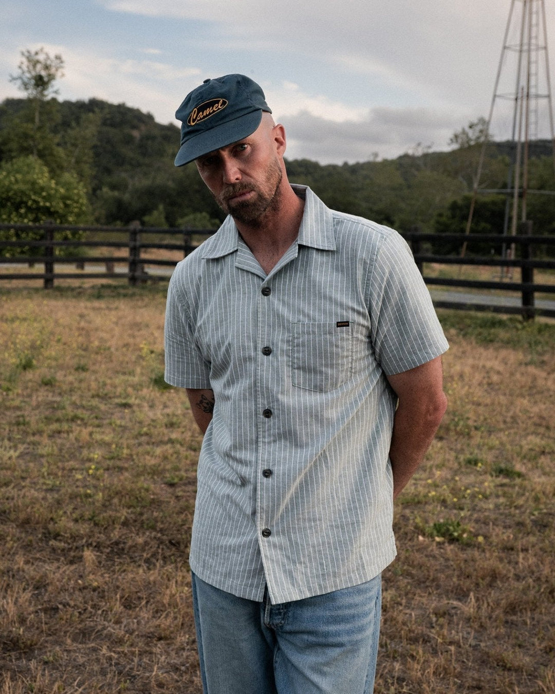 Lombard Striped Short Sleeve Shirt