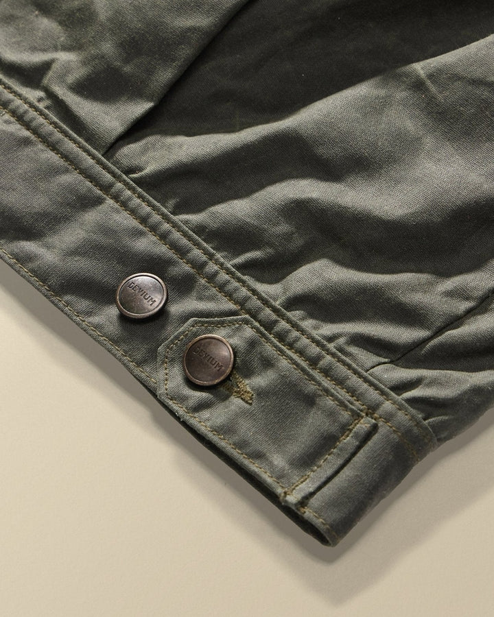 Overdrive Waxed Canvas Trucker Jacket