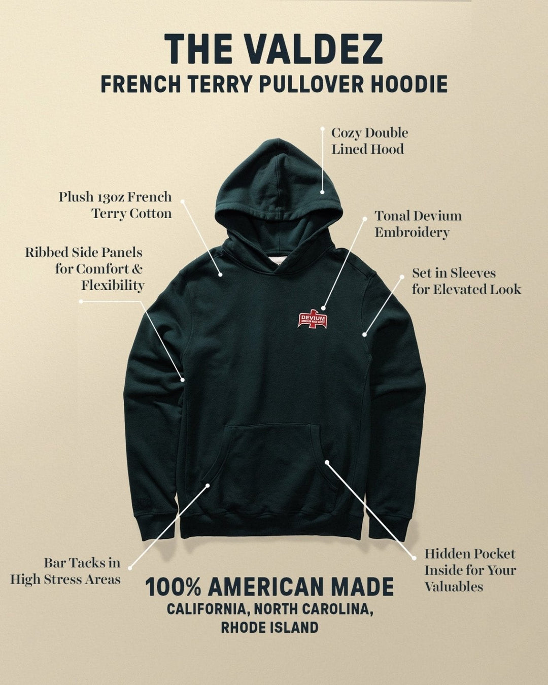 Valdez French Terry Pullover